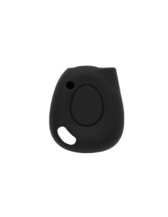 Silicone Car Key Case for Renault with 1 Button Black
