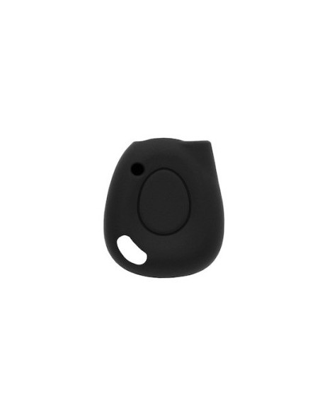 Silicone Car Key Case for Renault with 1 Button Black