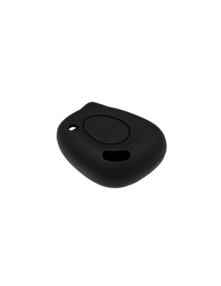Silicone Car Key Case for Renault with 1 Button Black