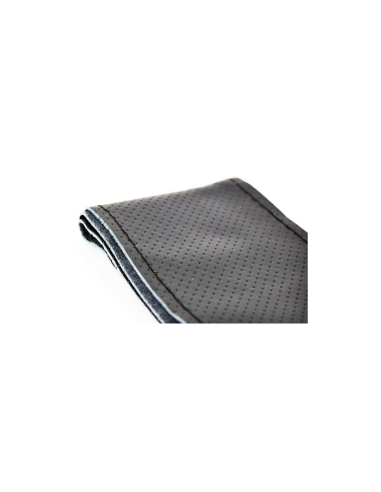 Perforated leather steering wheel cover, size...