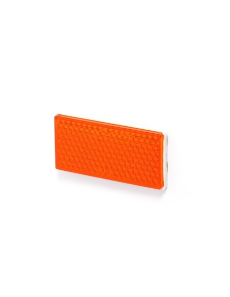 Rectangular Reflector with Adhesive 50P Up-105X48 Orange Was