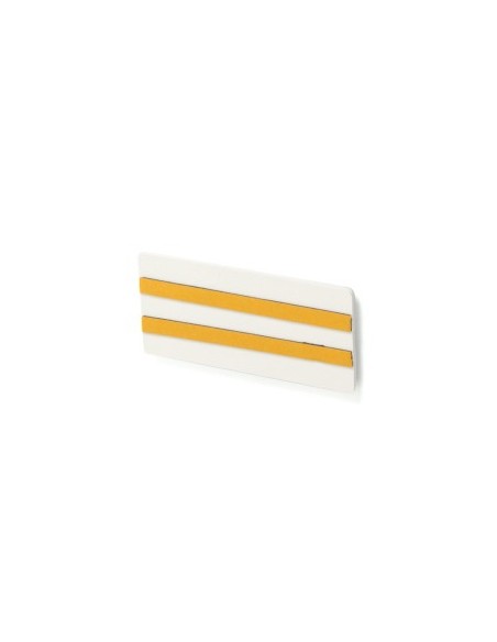 Rectangular Reflector with Adhesive 50P Up-105X48 Orange Was