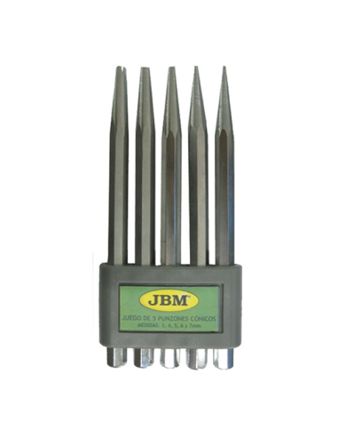 Set of 5 Tapered Drills