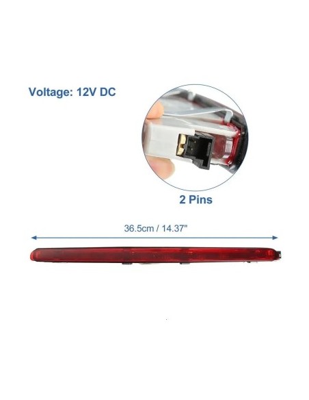 Κεντρικό LED φανάρι φρένου για Mercedes-Benz Class C W203 2001-2007 - A2038201456, 2038201456
