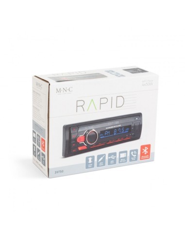 Car Player Rapid - 1 DIN - 4 x 50 W - BT - MP3...
