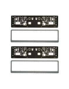 Carbon License Plate Holder Set 2 pcs Mega Drive