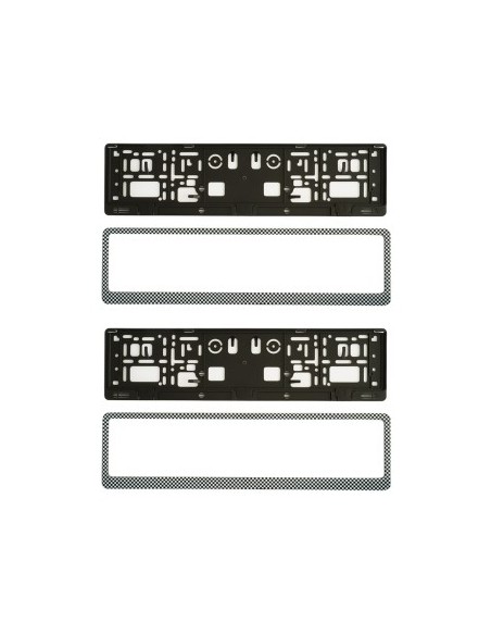Carbon License Plate Holder Set 2 pcs Mega Drive