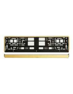 Gold License Plate Holder 1 Pc Mega Drive