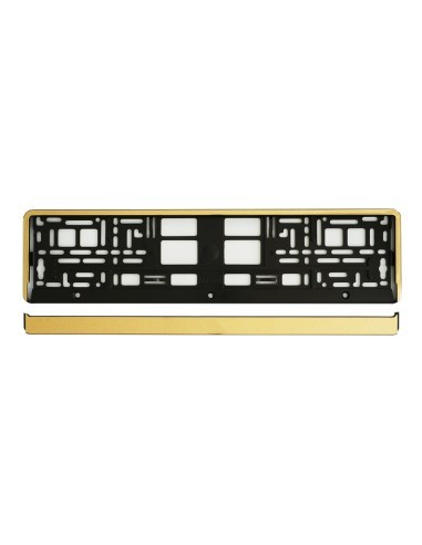 Gold License Plate Holder 1 Pc Mega Drive