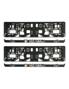Romania License Plate Holder Set 2 pcs Mega Drive