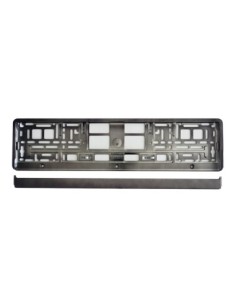 Metallic Graphite License Plate Holder 1 Pc Mega Drive