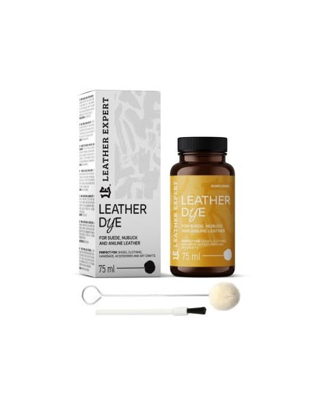 Боя за велур Floarea Soarelui Leather Expert, оцветител за велур, набук, анилиново 75ml