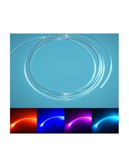Blue Ambient Lights with a LED source and 1m Fiber Optic