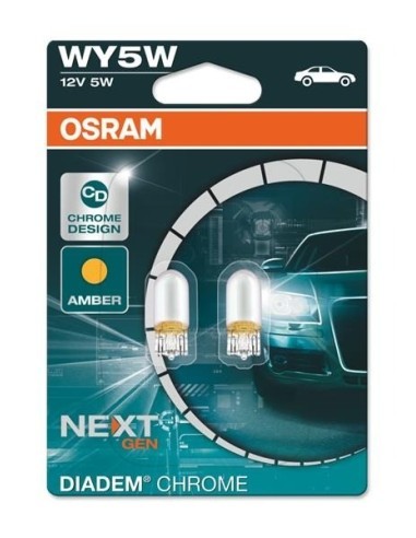 Set of 2 Osram Premium WY5W 12V Yellow (Chrome)...