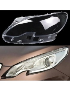 Left headlight glass for Peugeot 2008 Generation 1 (2013... 2