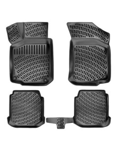 Rubber car mat set compatible with Volkswagen Golf IV 1997-2005