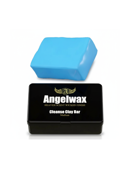 Medium Clay for Decontamination Angelwax Clay Bar Medium (Blue), 100g