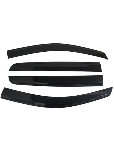 Set of 4 Front and Rear Car Wind Deflectors for...