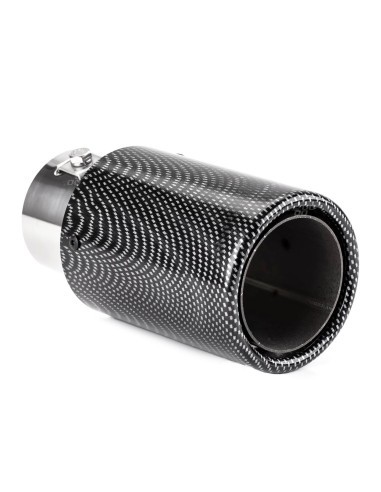 Stainless steel exhaust tip ornament with...