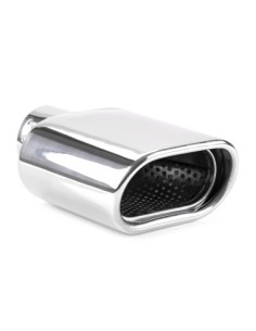 Stainless steel exhaust tip ornament with rectangular...