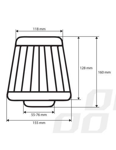 Universal Car Air Intake Sport Filter, Carbon...