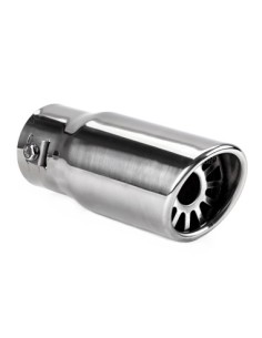 Rozsdamentes acél kipufogó dísz 30-45mm, Hossz 149mm