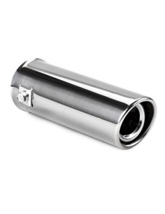 Stainless steel exhaust tip ornament 30-45mm, Length 155mm