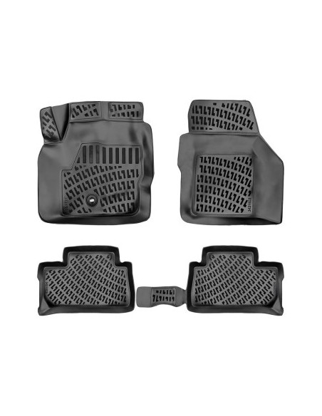Rubber tray mat set for Land Rover Freelander II (L359) 2006-2014