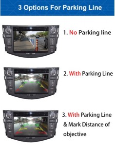 Rear / Front Car Camera with Rangefinder System C401-AD 2