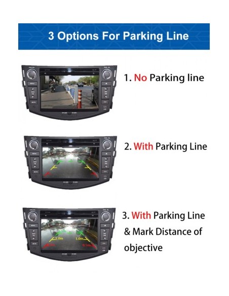 Rear / Front Car Camera with Rangefinder System C401-AD