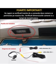 Hátsó kamera Seat Leon 2005-2012, Exeo 2008-2013, Altea,... 2