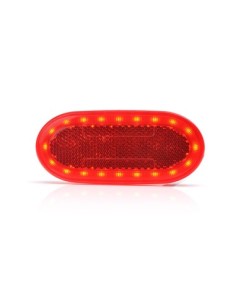 LED Positioning Lamp 1387 W197 12V-24V Red Was