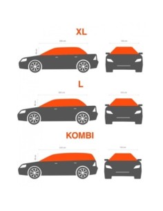 Полу-капаци за автомобили седан Carpasssion XL 295 x 130... 2