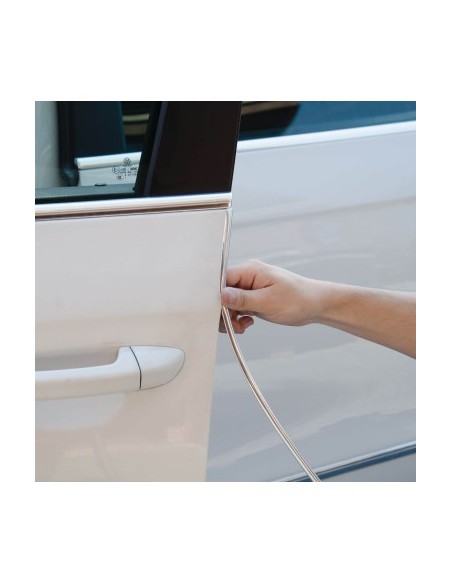 Car door protective strip, Chrome 2 x 65 cm