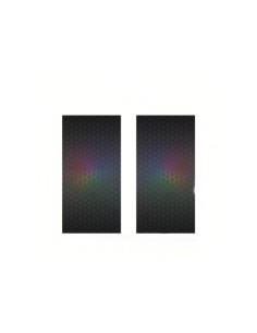 Car Pillar Sticker Set 50x25cm, Hexagon Color, Xenon Bright