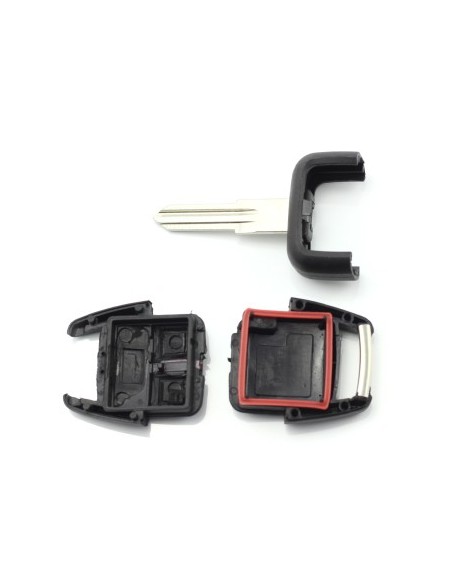 Key case, 3 buttons, right blade for Opel