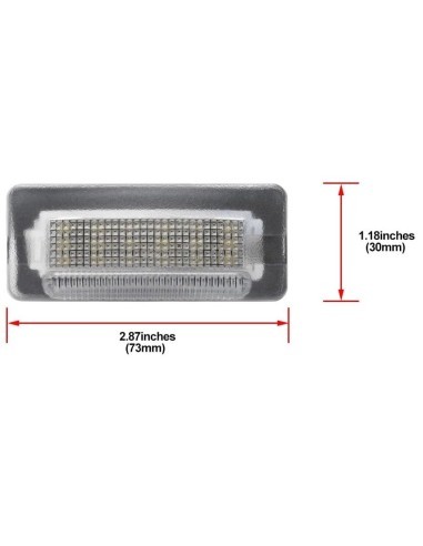 LED Number Plate Light Set for Volkswagen LT MK...