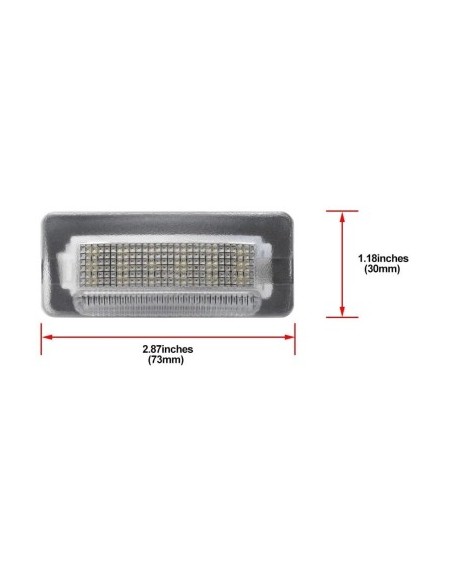 LED Number Plate Light Set for Volkswagen LT MK II 2D