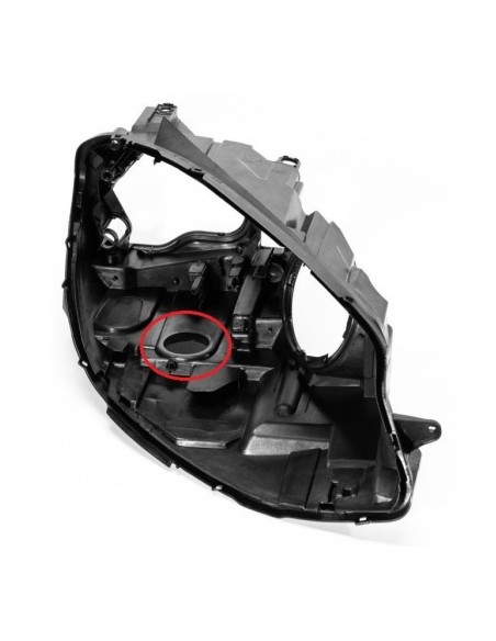 Right headlight housing for Golf 7 / Golf VII Without Facelift for xenon headlight with one module (2013 - 2016)