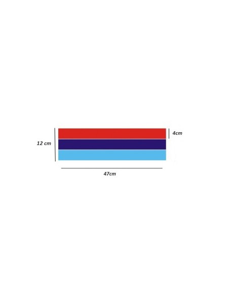 BMW ///M Power Car Sticker for grille, mirrors, fender 47x12cm