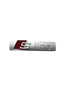 Audi S line adhesive emblem matte