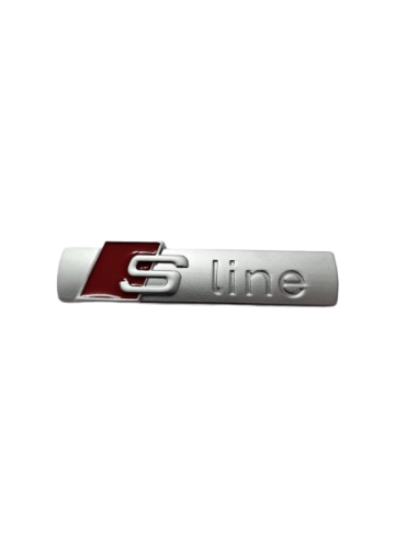 Audi S line adhesive emblem matte