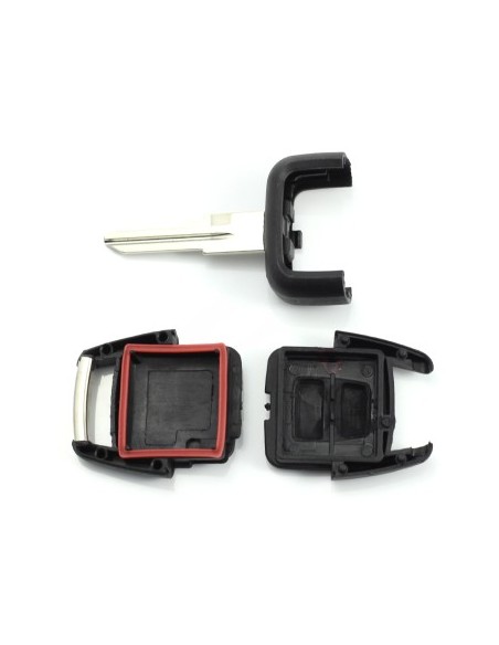 Key Case for Opel, 2 Buttons, Blade on the Right