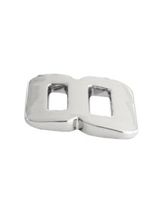 Ornament Auto 3D Cifra 8 26 MM Cromat 2