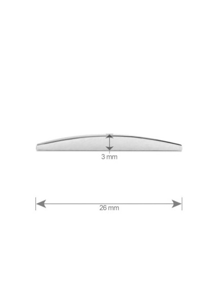 Ornament Auto 3D Cifra 8 26 MM Cromat
