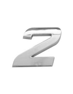 3D Car Ornament Number 2 26 MM Chrome