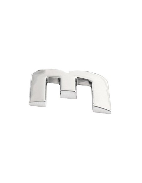 3D Car Ornament Number 3 26 MM Chrome