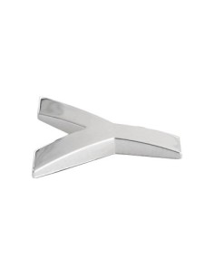 3D Car Ornament Letter Y 26 MM Chrome 2