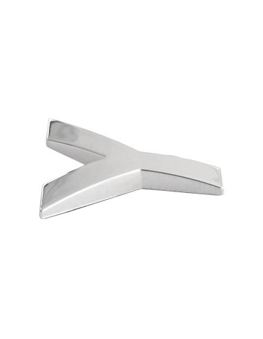 3D Car Ornament Letter Y 26 MM Chrome