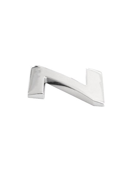 3D Car Ornament Letter Z 26 MM Chrome